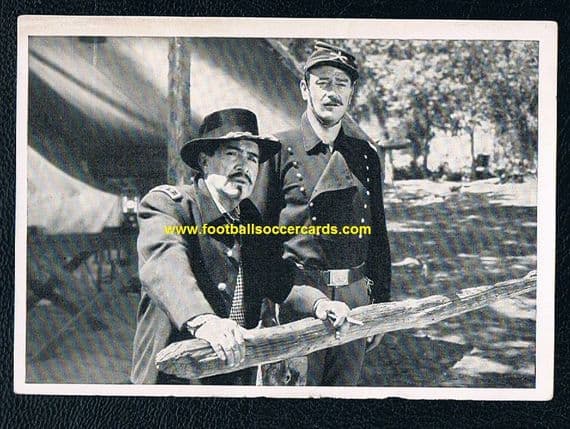 1951 John Wayne gum card from France, Globo, Rio Grande John Ford as Kirby Yorke