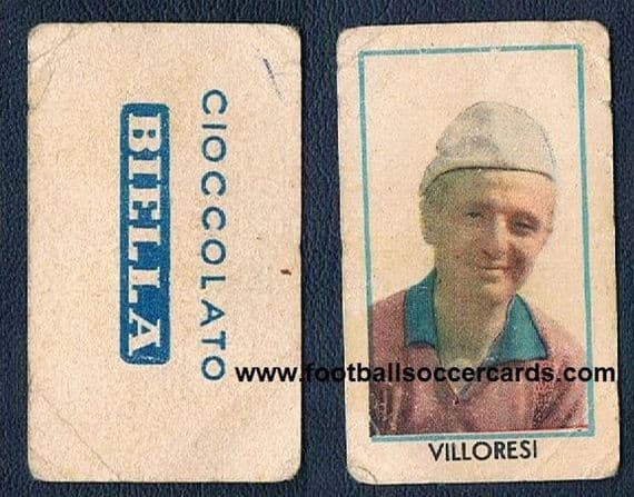 1951 Luigi Villoresi F1 WORLD CHAMPION HOF DRIVER gum card by Biella