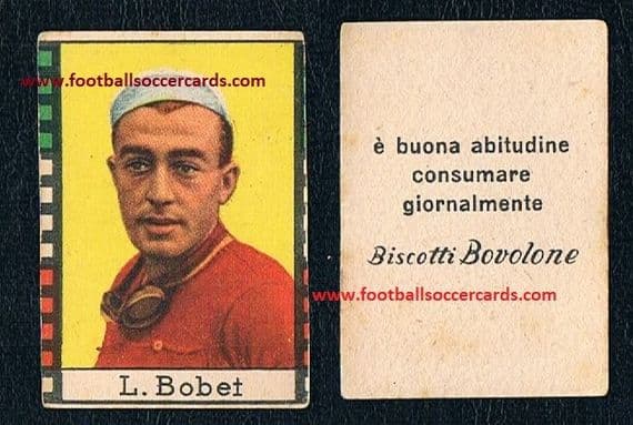 1952 Louison Bobet Bovolone Biscuits Nannina variation rookie card from Italy