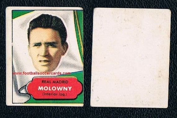 1952 Luis Molowny Real Madrid LEGEND Bruguera unused rarity