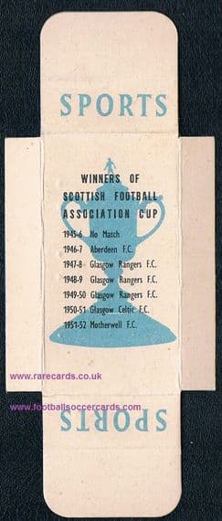 1952 Scottish Cup winners Phillips slide