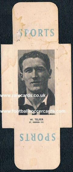1952 Willie Telfer St.Mirren Sports slide