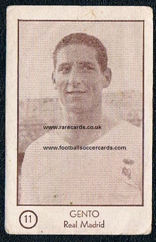 1953 Arga 11 Gento rookie Real Madrid