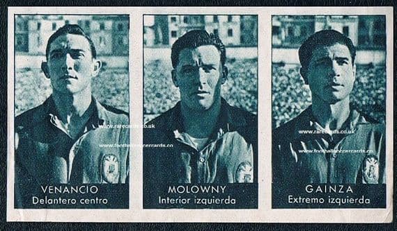 1953 uncut triple Bruguera with Gainza