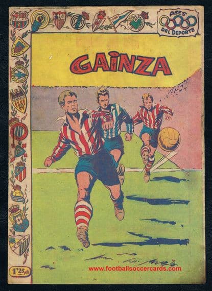 1954 Ases Del Deporte Augustin GAINZA #45 Bilbao