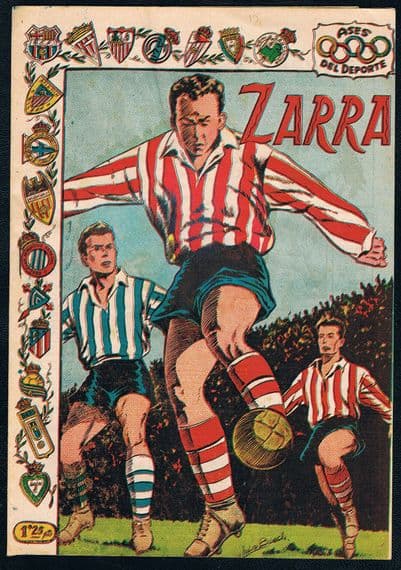 1954 Ases Del Deporte TELMO ZARRA #16 Bilbao