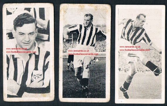 1954 Chix Scottish Footballers East Fife TRIO Fleming Christie Stewart