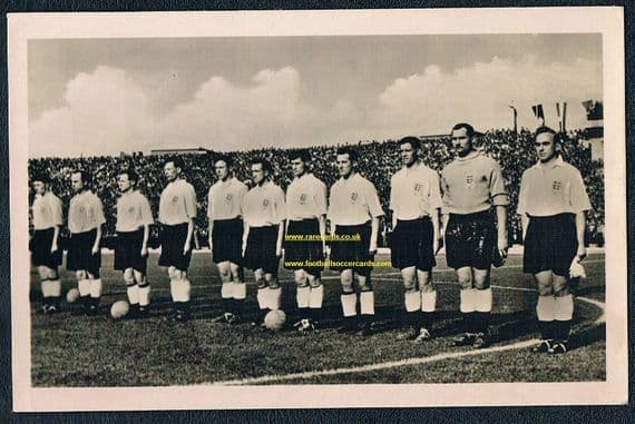 1954 DDR East German 16 England WC54