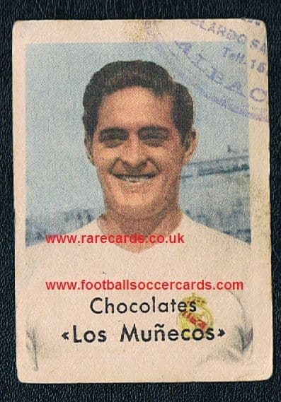 1954 Héctor Rial first Real Madrid card