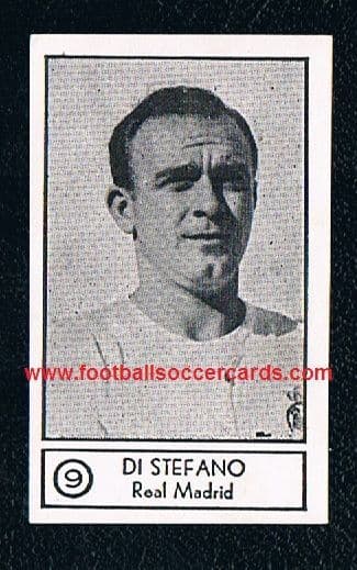 1955 Graficas Nilo Alfredo di Stefano card, clean back