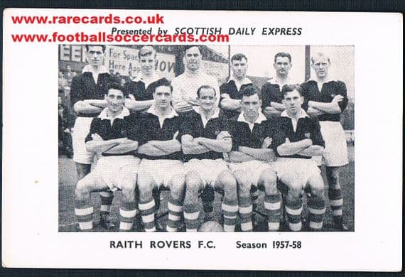 1955 Scots Daily Express Raith Rovers
