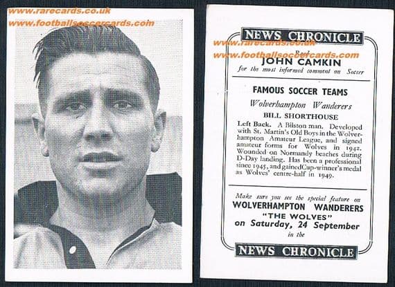 1955 Wolves News Chronicle Shorthouse