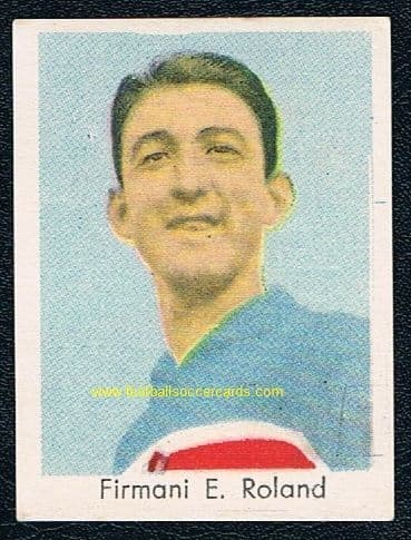 1956 Eddie Firmani SPORT NAPOLI card Sampdoria NEW YORK COSMOS nasl TAMPA BAY USA legend