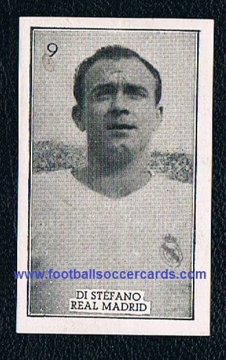 1956 Graficas Brasil Alfredo di Stefano card, clean back