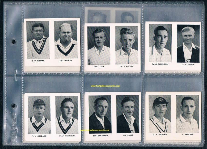 1956 SET 72 cricketers in UNCUT PAIRS Worlds Best Cricketers Wizard Rover Hotspur Adventure BARGAIN!