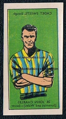 1957 Charles Leeds United Juve Cadet All Sports, the rarer series, transfer decal still unused!