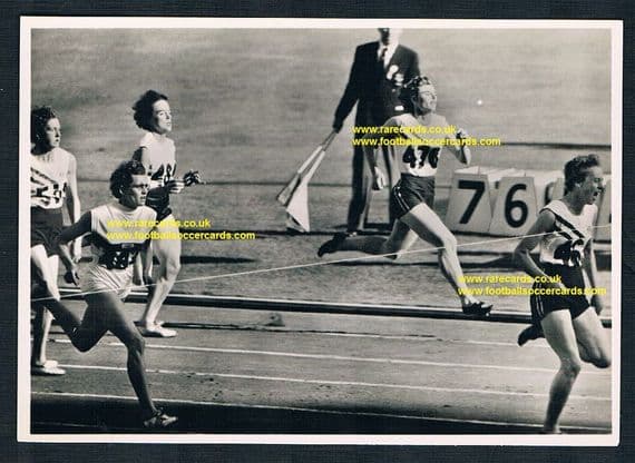 1957 DDR E.German Marlene Matthews & Betty Cuthbert Australia Olympic medal runners