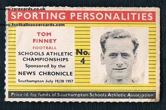 1957 News Chronicle Tom Finney Preston