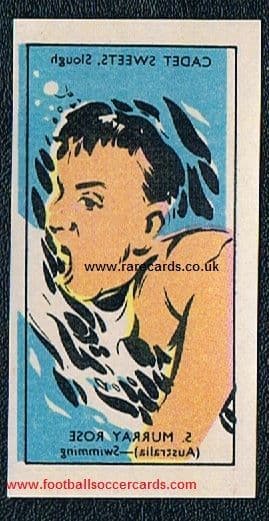 1957 Olympic gold Murray Rose Cadet decal