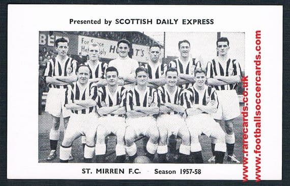 1957 Scots Daily Express St.Mirren