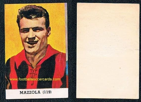 1958 119 Altafini WC58 winner 3 Golden Boots legend Lampo card MILAN