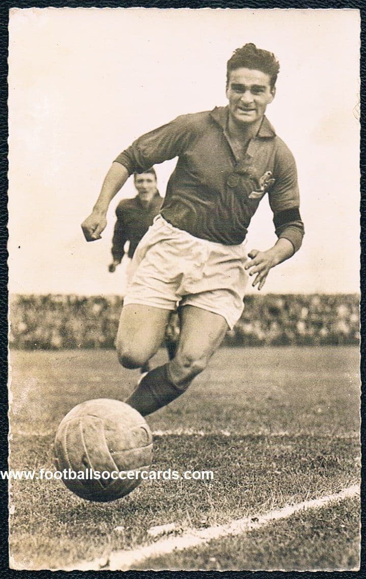 1958 -60 Roger Piantoni VARIETY NO INITIAL to rear, lighter, Miroir Sprint Golden Boot x2 legend