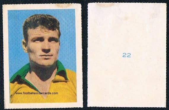 1958 Altafini by Aquarela WC58 winner blue numbers Milan & Brazil, Golden Boot x3