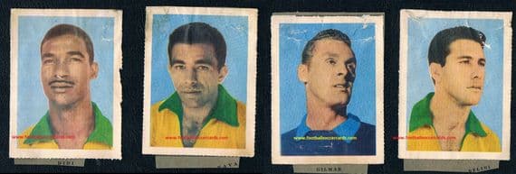1958 AQUARELA FOURSOME Didi Vava captain Bellini, Gilmar AMR ECONOMY BARGAIN LOT