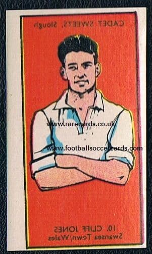 1958 Cliff Jones Swansea Spurs Cadet transfer £100 SOLD