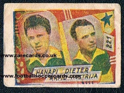 1958 Gerhard Hanappi Rapid Wien Vienna