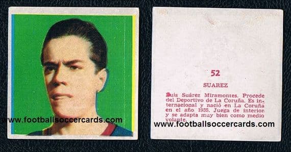 1958 Luisito Suarez Barcelona & Spain very rare Hispano-Americana original