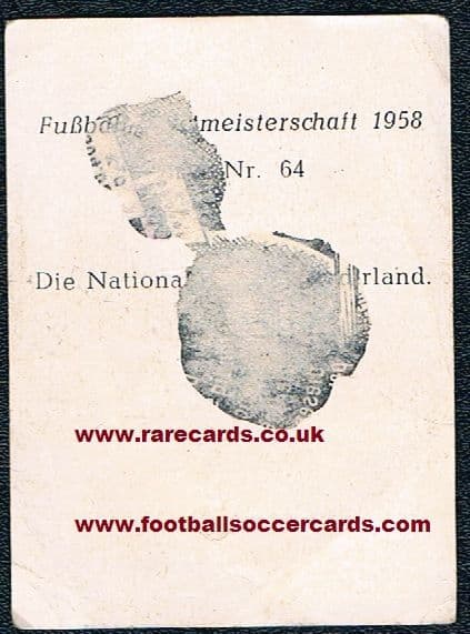 1958 Northern Ireland World Cup team