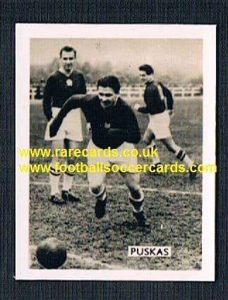 1958 Puskas Hokus Pokus Zauber card PLAIN type