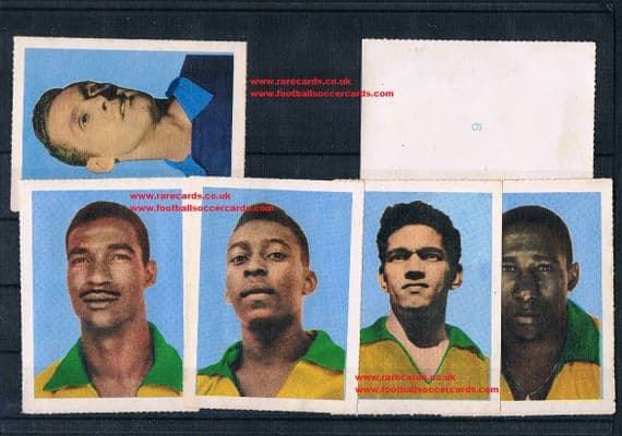 1958 set 24 Brazil Pelé original Aquarela