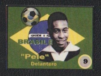 1958 styled Pele card produced later unknown issuer, plain clean back