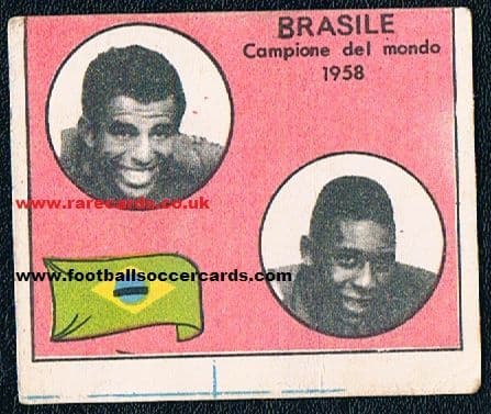 1958 VAV Italian Pelé rookie card