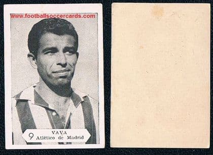 1958 VAVA Brazil Atletic Madrid Graficas Nilo Foto Futbol Spanish rarity