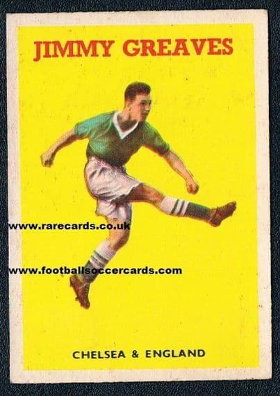 1959 A&BC Gum card Jimmy Greaves 7