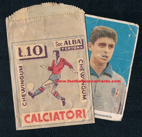 1959 ATD packet & BLUE rookie Gianni Rivera Alessandria Alessandria  - $3120 in June 2025 auction!