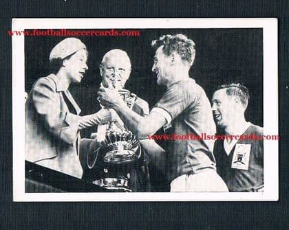 1959 De Jonge West German gum card Nottingham Forest F A Cup victory, AMR