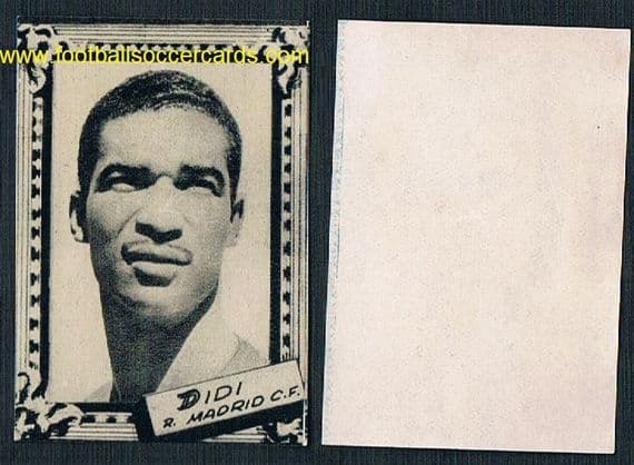 1959 Didi on an unused Fher rarity, for Real Madrid, clean back