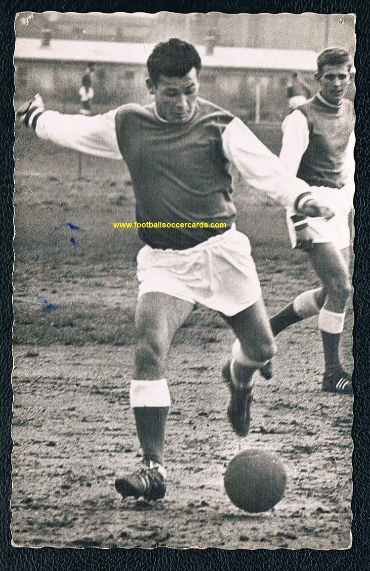 1959 Just Fontaine Miroir Sprint Bw postcard redemption card