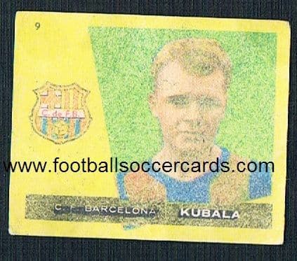 1959 Kubala by Bruguera for Campeones 59-60 Spanish rarity LOW PRICE
