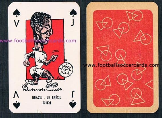 1959 Monty Quartets playing card of DIDI of Brazil