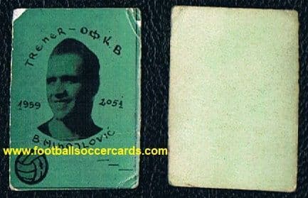 1959 Prvoslav Mihajlovic Yugoslav Olympics 1948 Silver, Partizan Belgrade