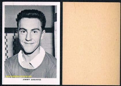 1960 Jimmy Greaves rookie card Chelsea excellent+ Leaf Gum