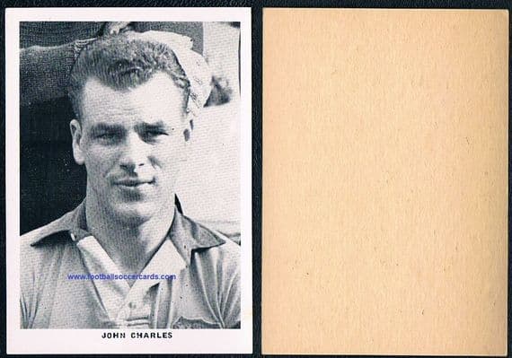 1960 John Charles Wales & Juventus near-mint Leaf Gum card