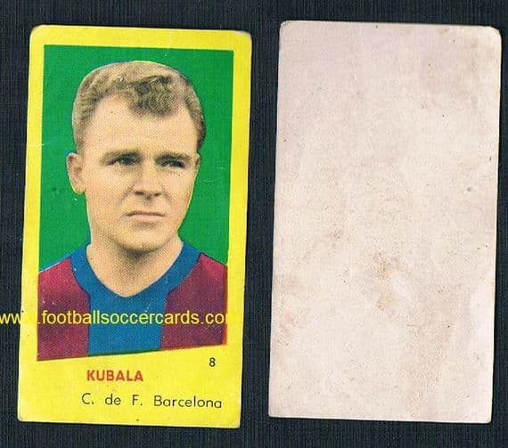 1960 Kubala by Bruguera for Campeones 60-61 Spanish rarity