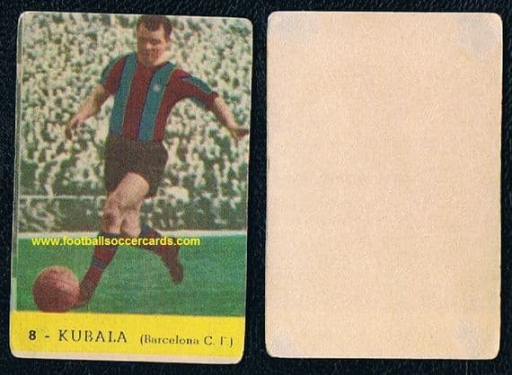 1960 Kubala TRIUNFO Torneo Nacional 8 Barca Spanish rarity