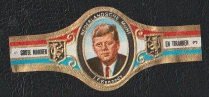1960 Munt JFK cigar band from Holland